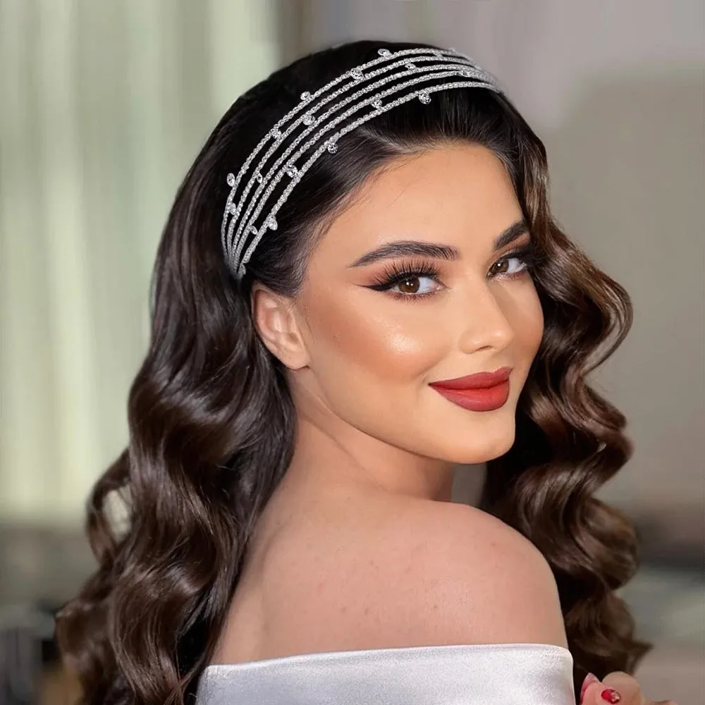 Elegant Rhinestone Bridal Headband: Perfect Wedding Hair Accessory