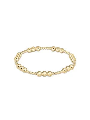 enewton Classic Joy Pattern Gold Bead Bracelet: 5mm