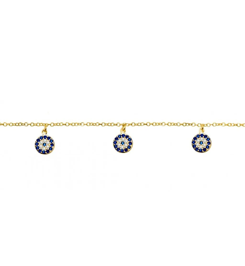 Evil Eye Charm Anklet