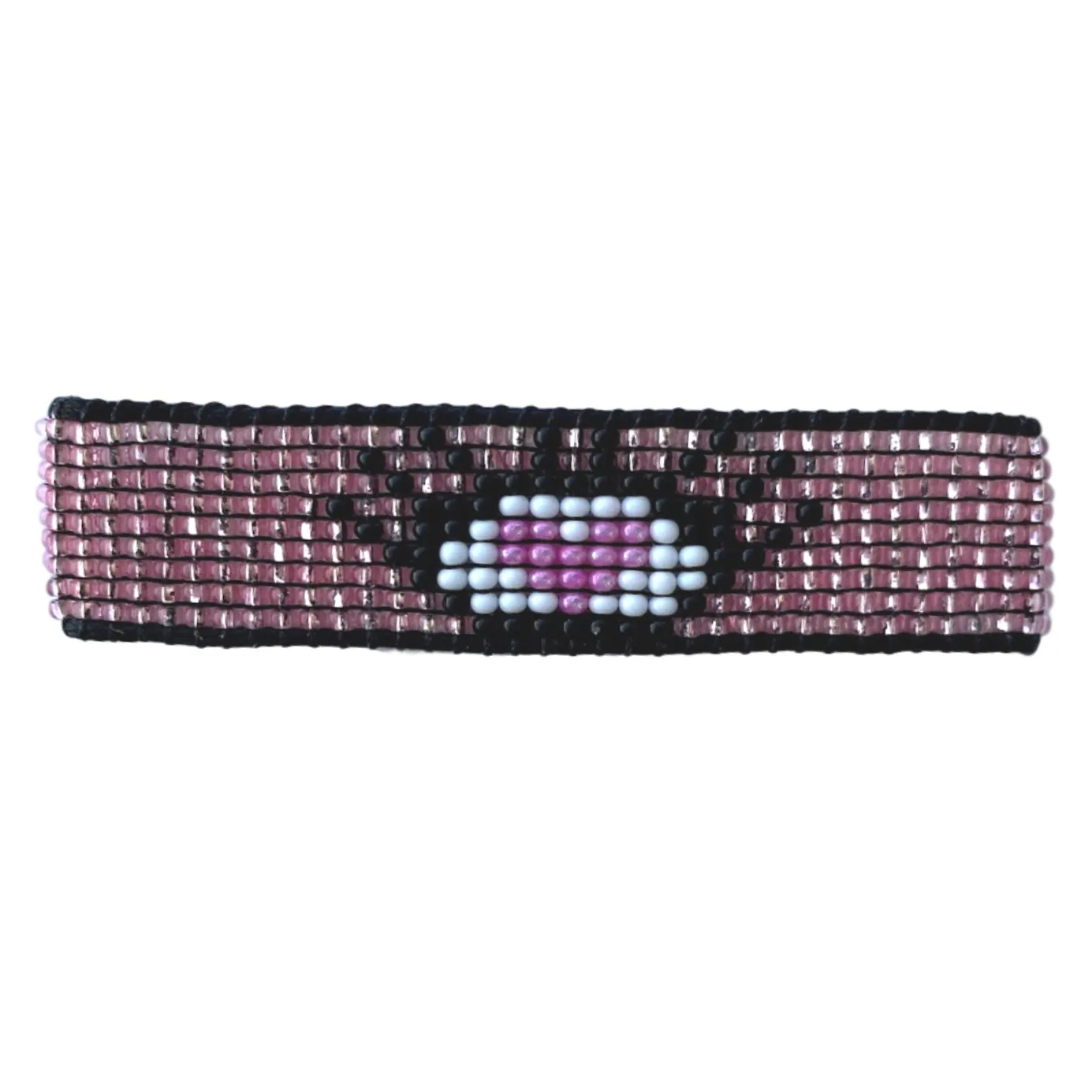 Eye and Heart Beaded Bracelet