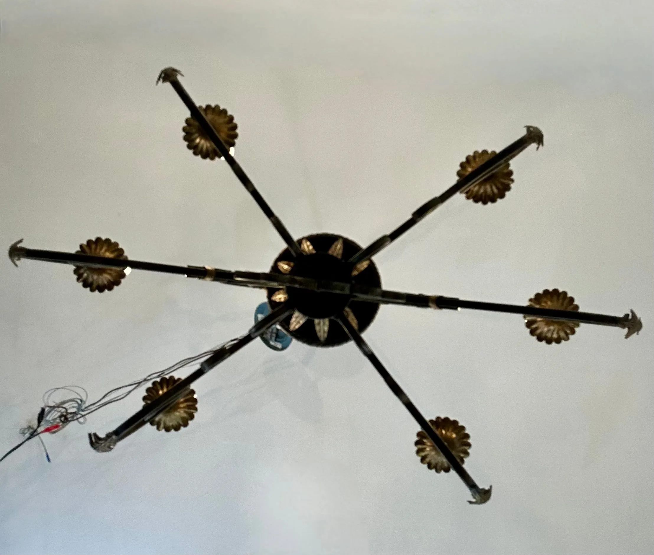 Fine Arts Lamps Iron Chandelier, Six Light, Ornate, Traditional