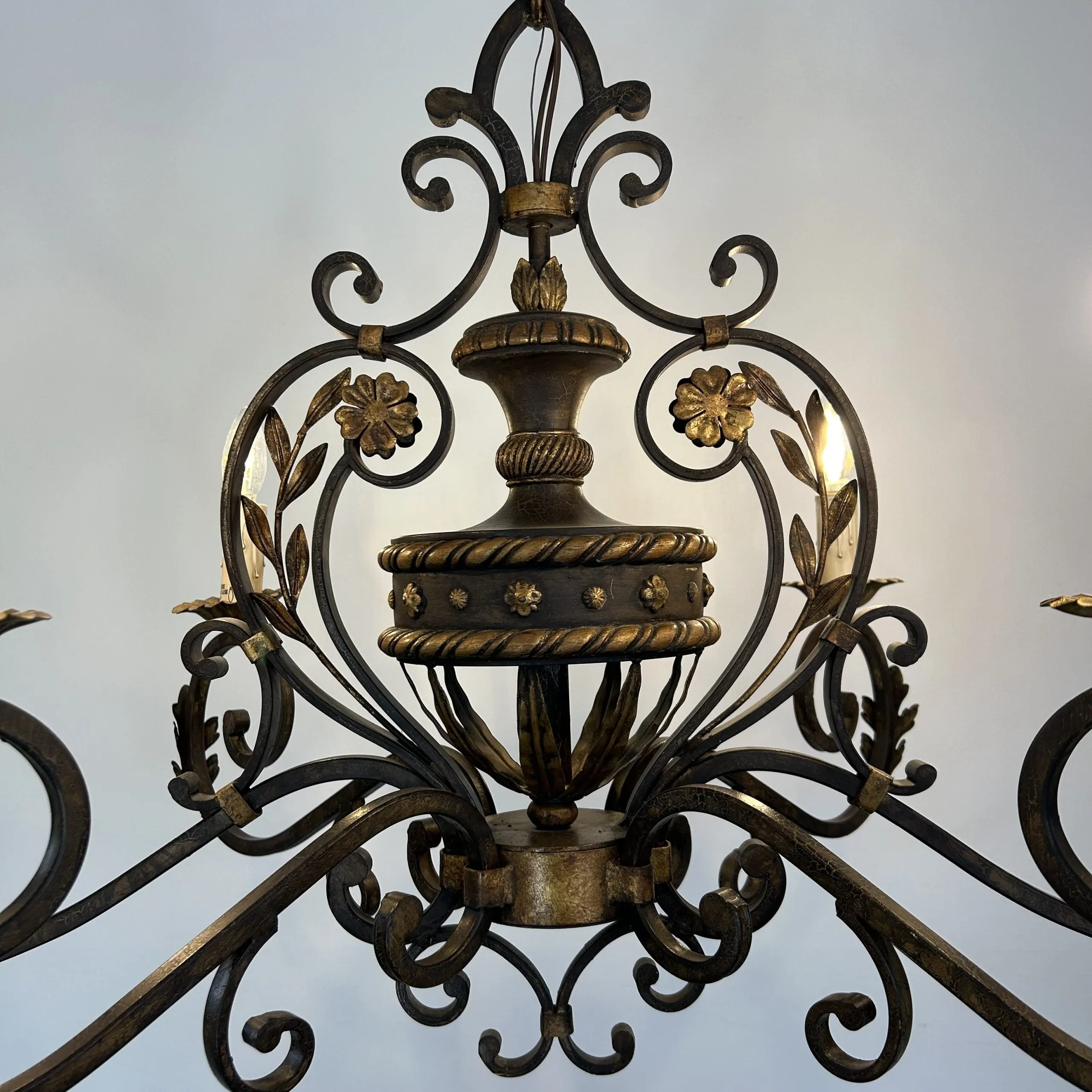 Fine Arts Lamps Iron Chandelier, Six Light, Ornate, Traditional