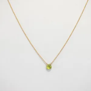 Gold Fill Peridot Necklace