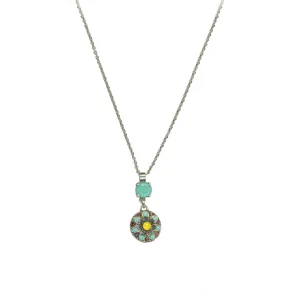 Guardian Angel Drop Pendant in "Vineyard Veranda" *Custom*