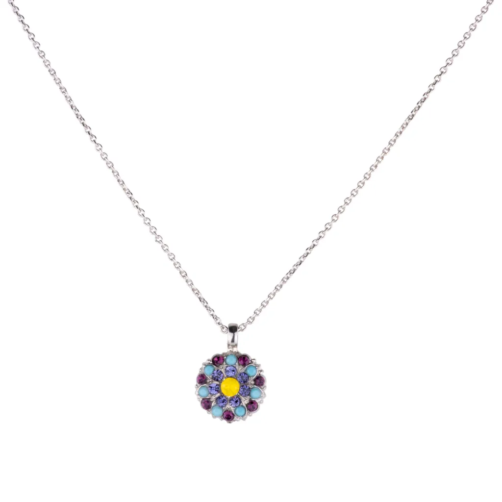 Guardian Angel Pendant in "Vineyard Veranda"- Rhodium