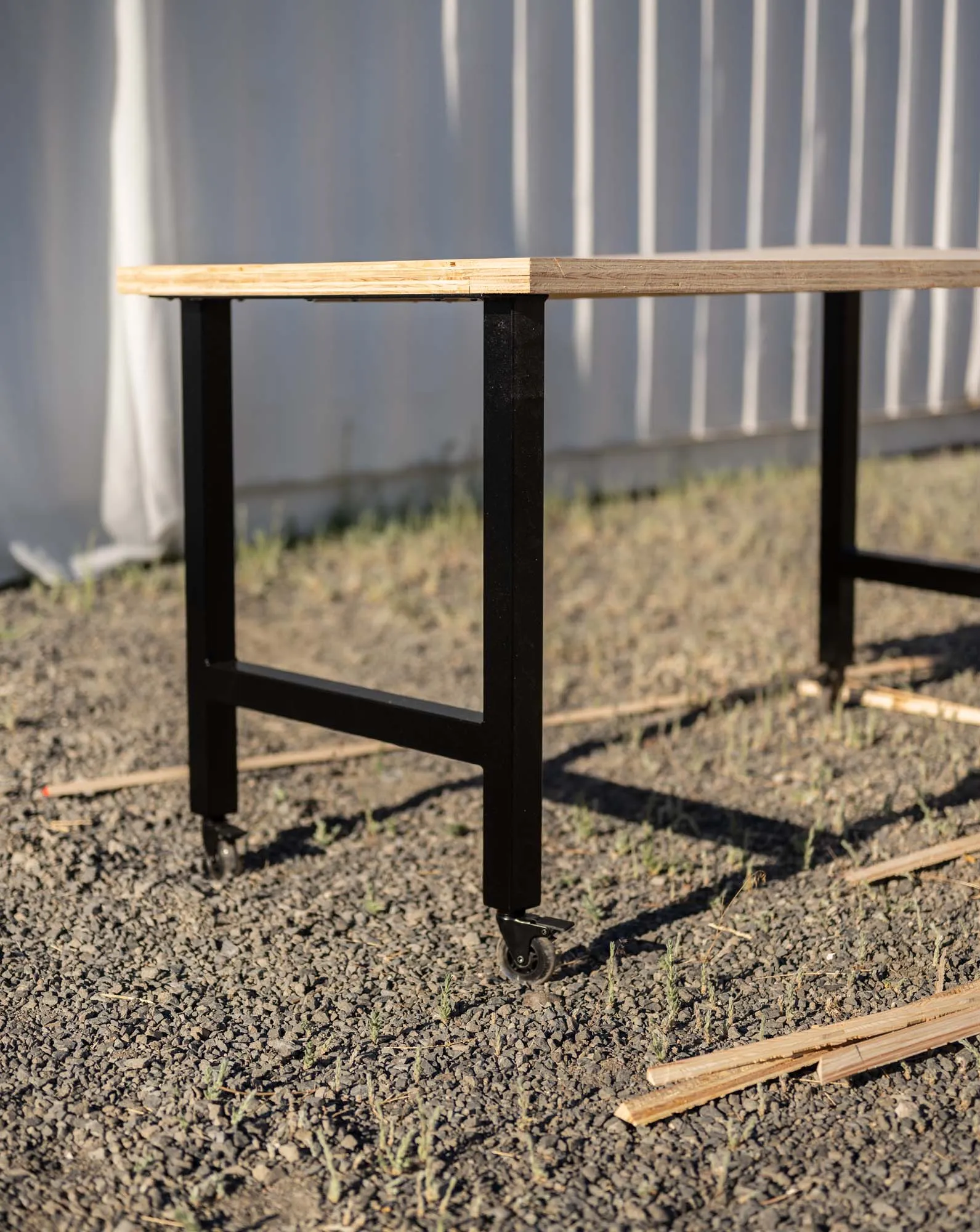 H-Frame Tube Steel Table & Bench Leg