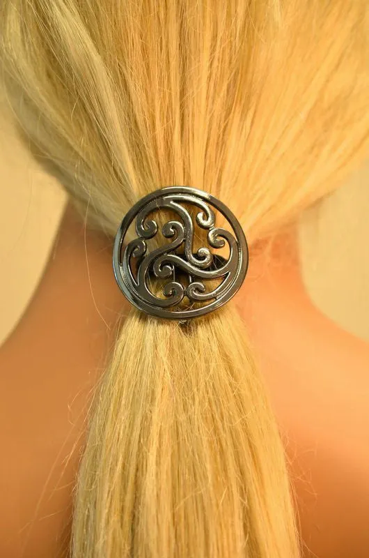 Hair Hook Celtic - Gun Black, Ponytail Holder