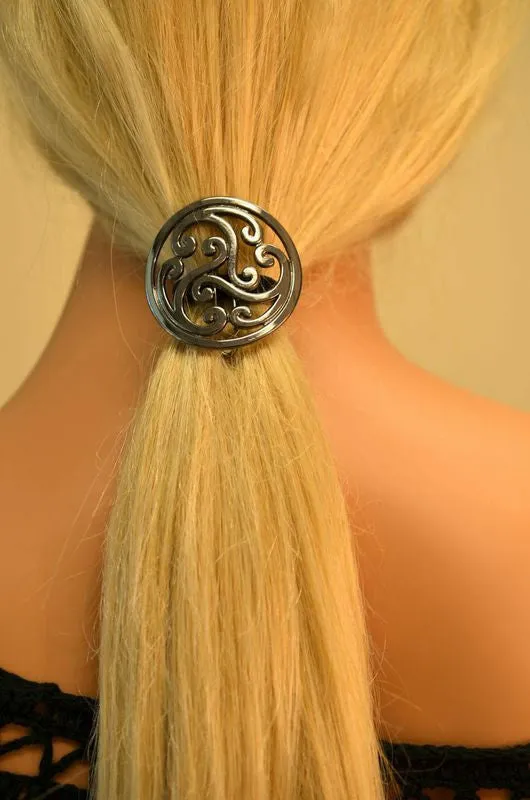 Hair Hook Celtic - Gun Black, Ponytail Holder