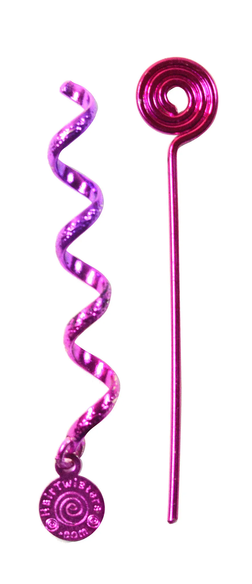 Hair Twister Pink Rainbow - 2" Mini Hair Wrap