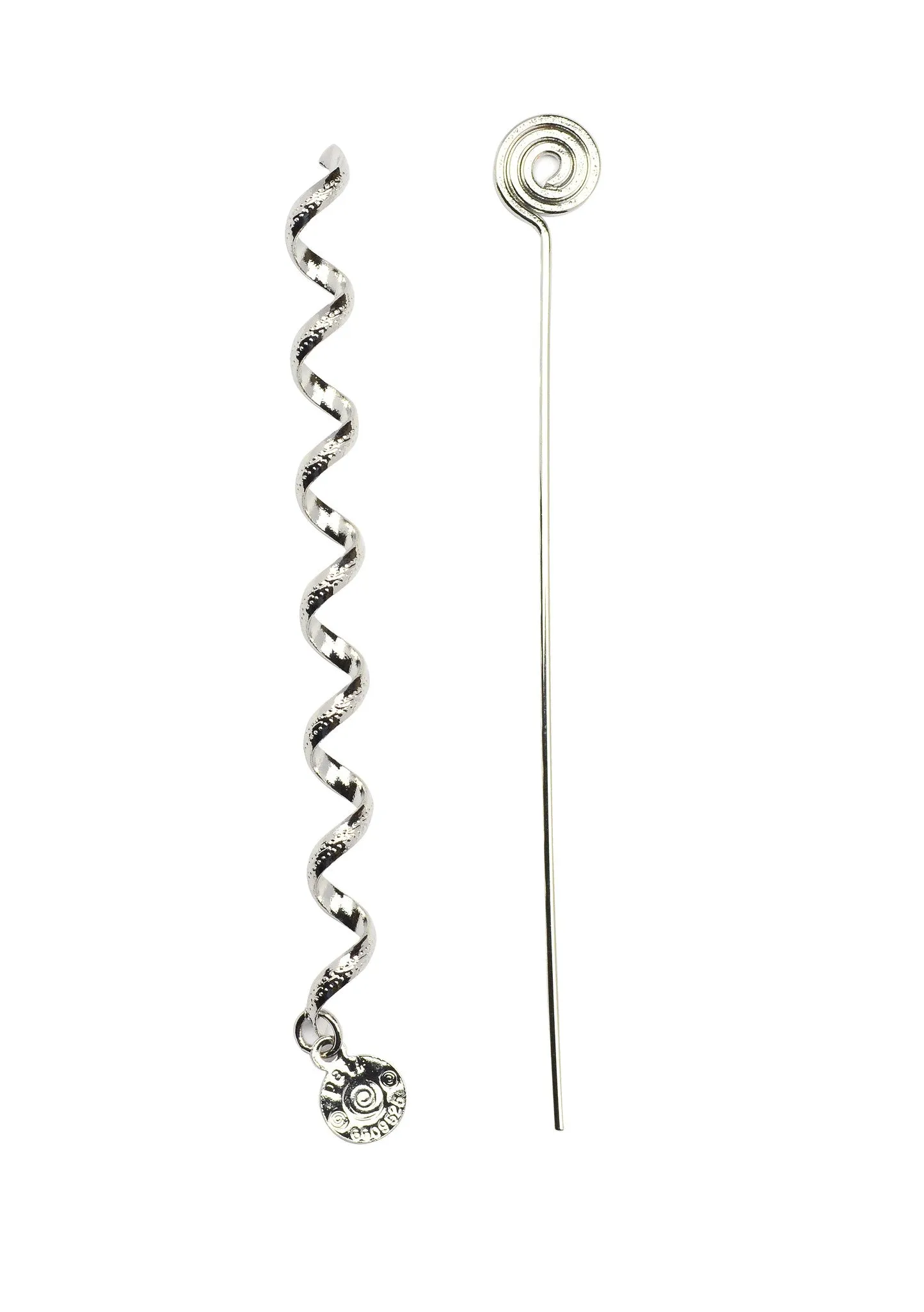 Hair Twisters Silver - 4 Inch Hair Wrap