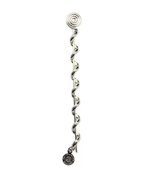 Hair Twisters Silver - 4 Inch Hair Wrap