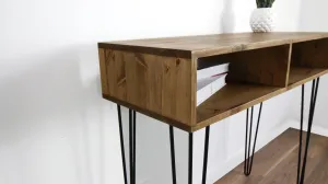 Hallway Console Table, Radiator Console, Entryway Table, Made with Solid Wood