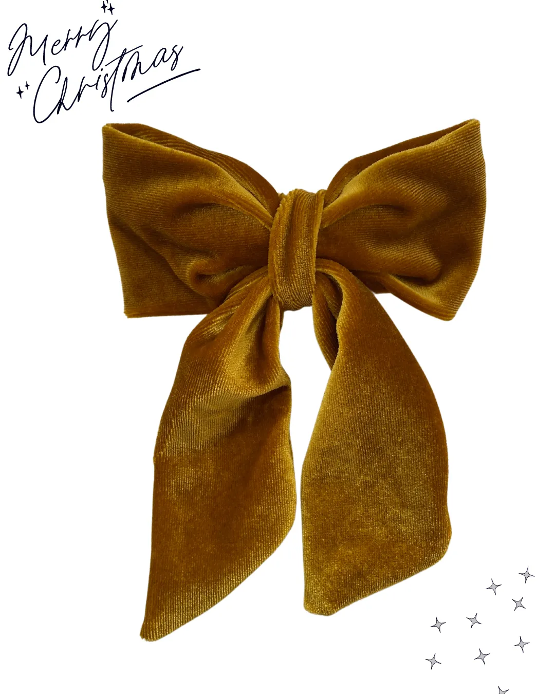 Handmade Velvet Hair Bow Barrette Clip
