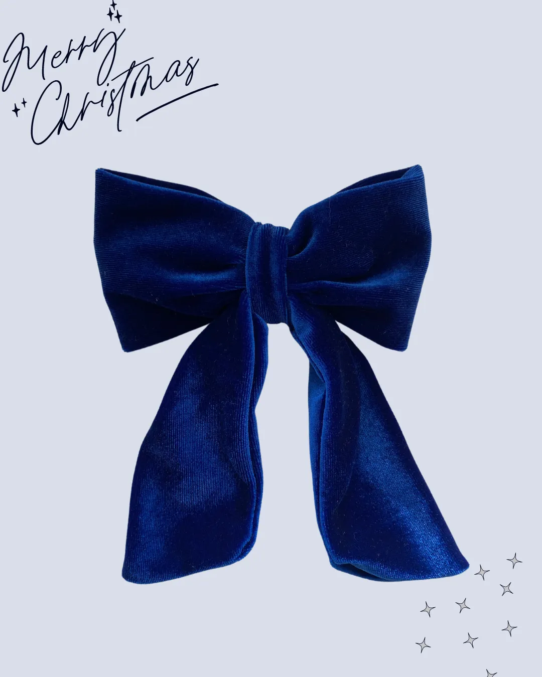 Handmade Velvet Hair Bow Barrette Clip