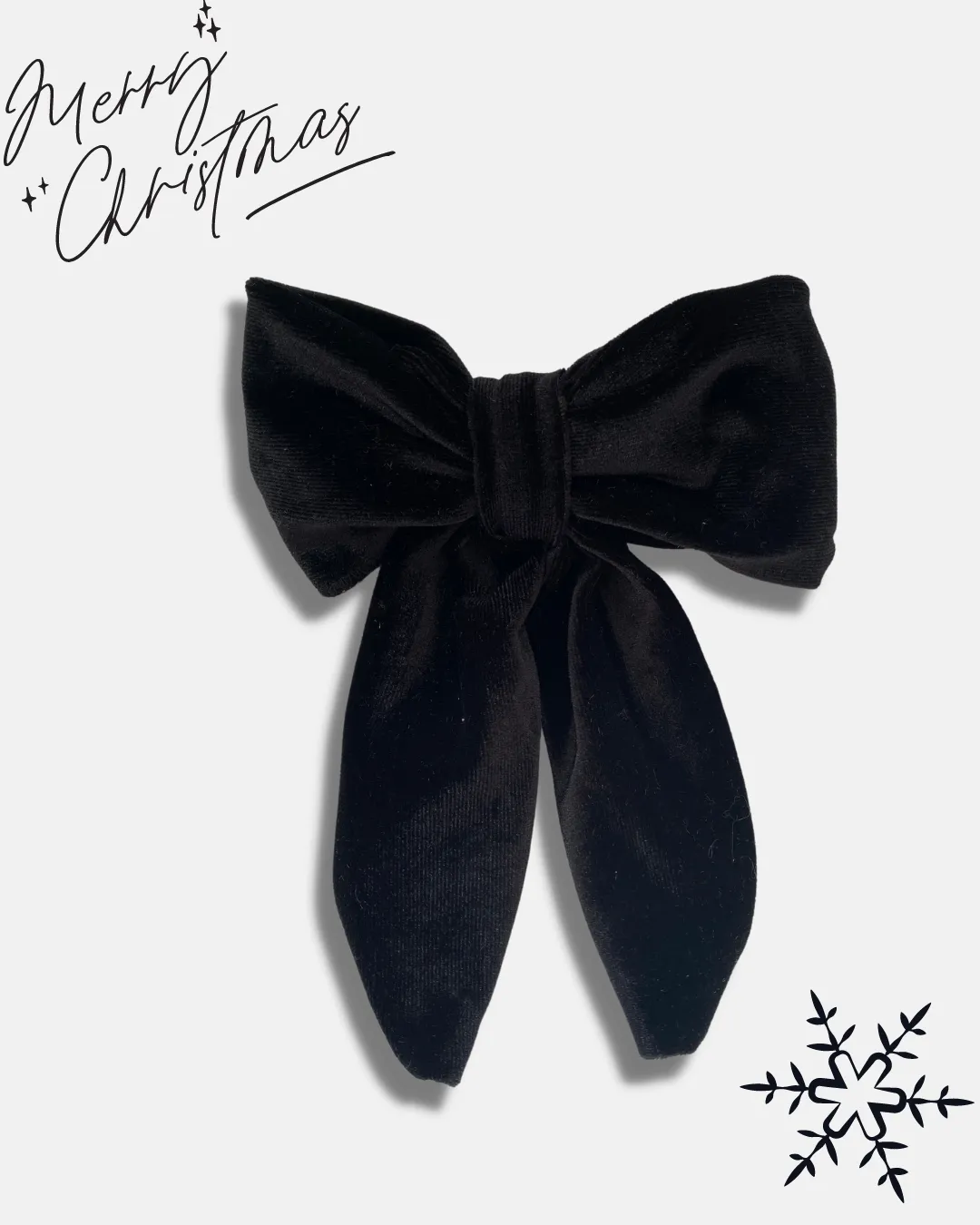 Handmade Velvet Hair Bow Barrette Clip