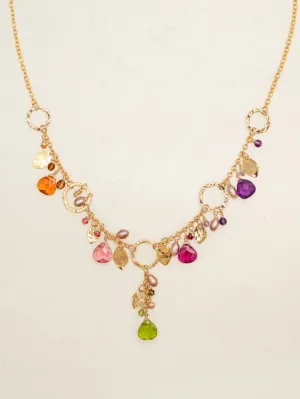 Holly Yashi Fairy Garden Necklace - Tropic Punch
