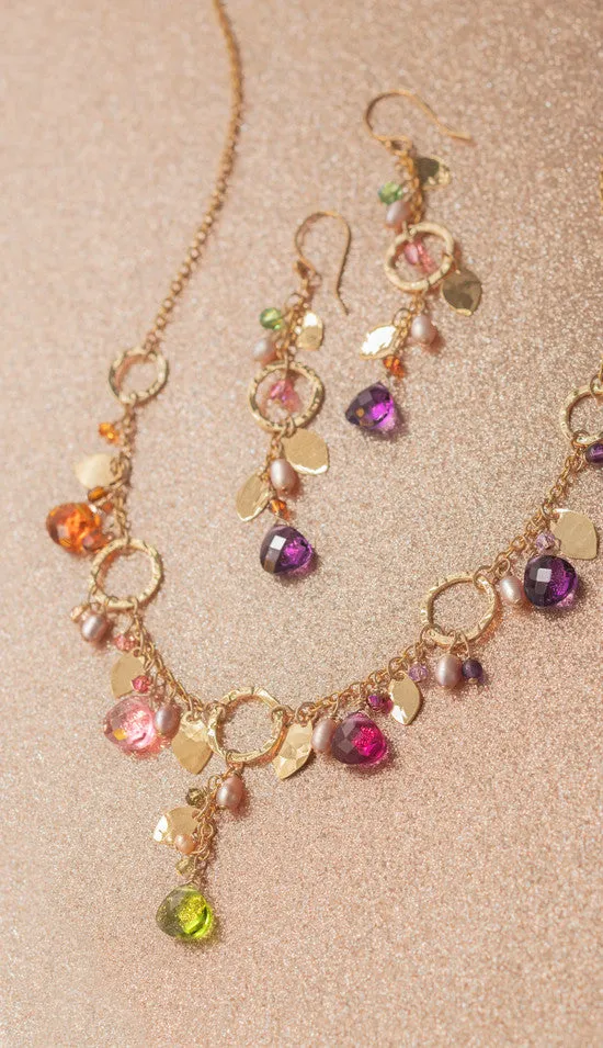 Holly Yashi Fairy Garden Necklace - Tropic Punch