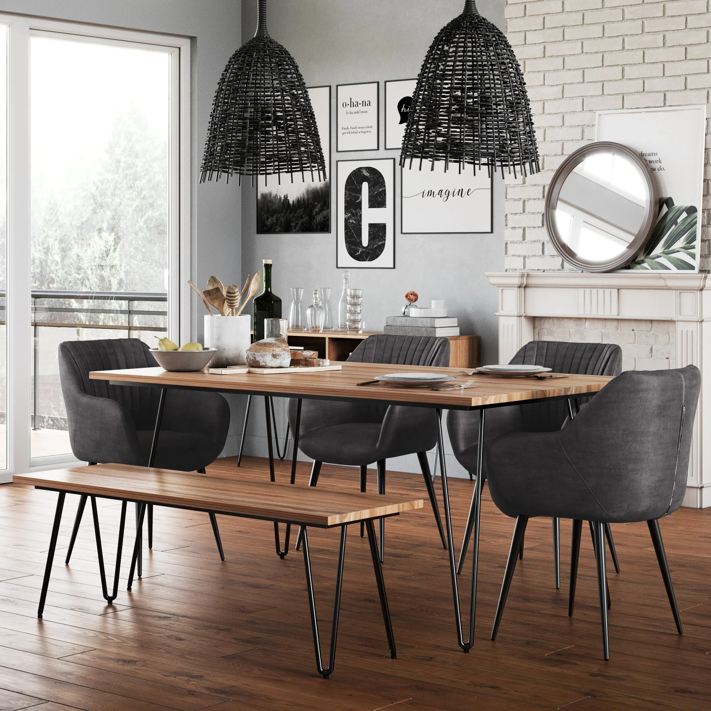 Hunter - Dining Table - Natural