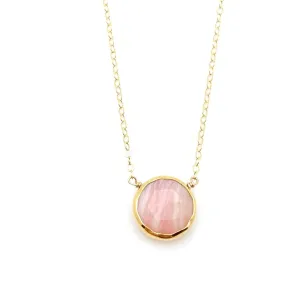 JLynn Kristen Necklace - Pink Opal