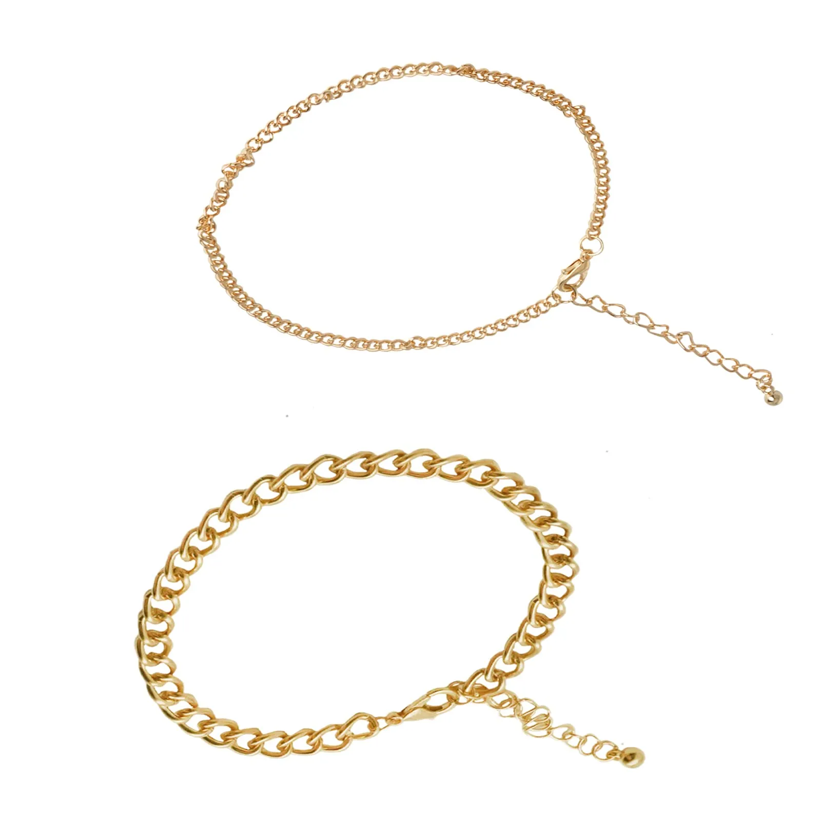 Joker & Witch Aara Gold Chain Link Anklet for Women