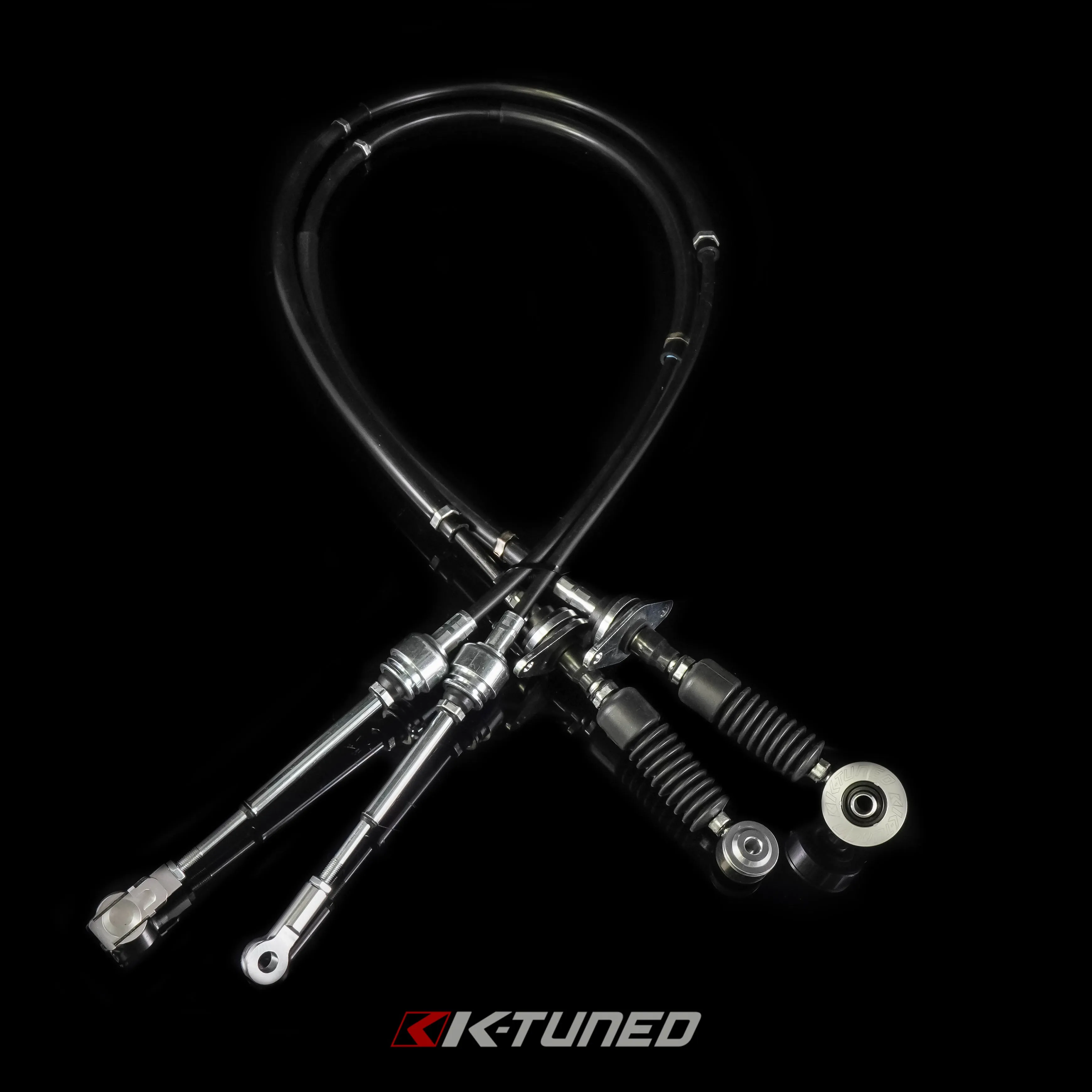 K-Tuned Shifter Cables 03-07 Accord / 04-08 TSX - OEM Spec w/Spherical Bushing - SFT-CAB-AC3