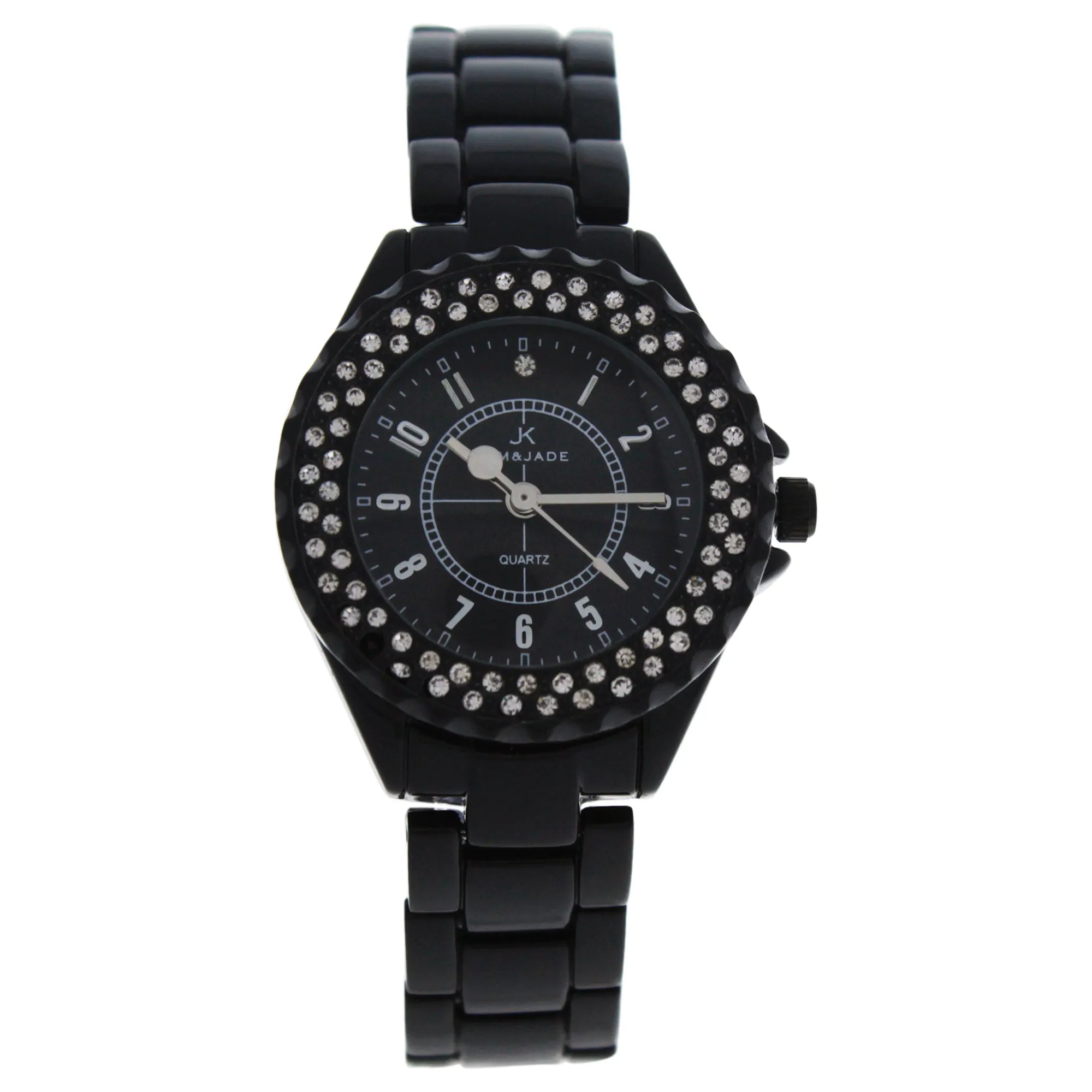 Kim & Jade Unisex-Adult Analogue Classic Quartz Watch with Stainless Steel Strap 2033L-BB