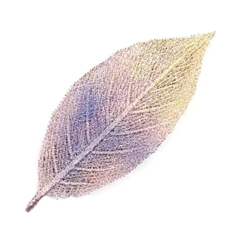 Leaf Shape Handmade Gradient Barrette Snap Hair Clips