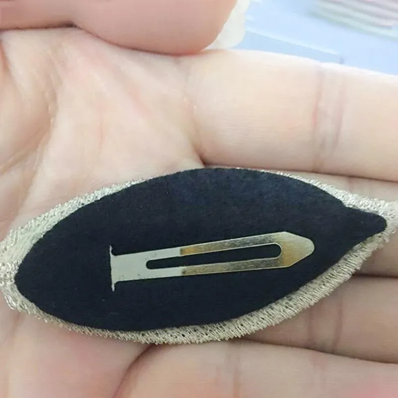 Leaf Shape Handmade Gradient Barrette Snap Hair Clips