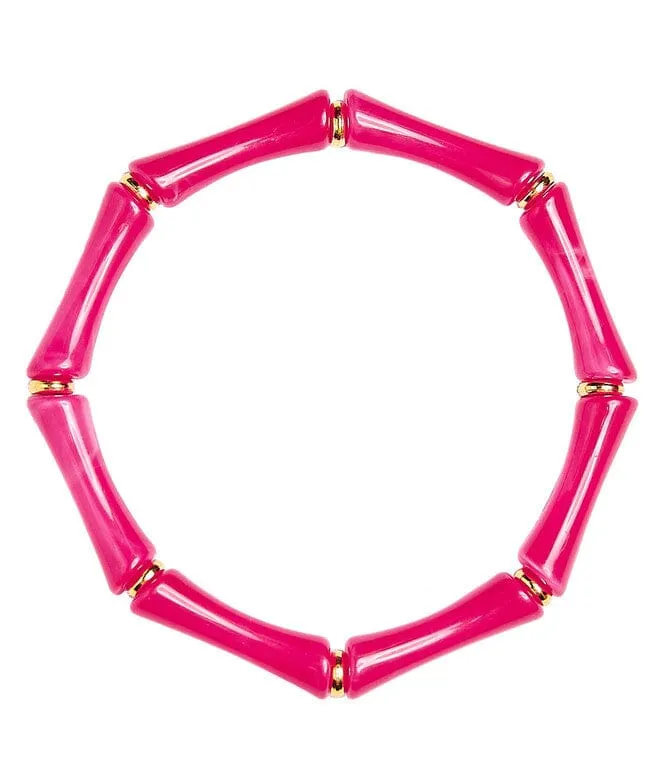 Lucy Acrylic Bamboo Bracelet