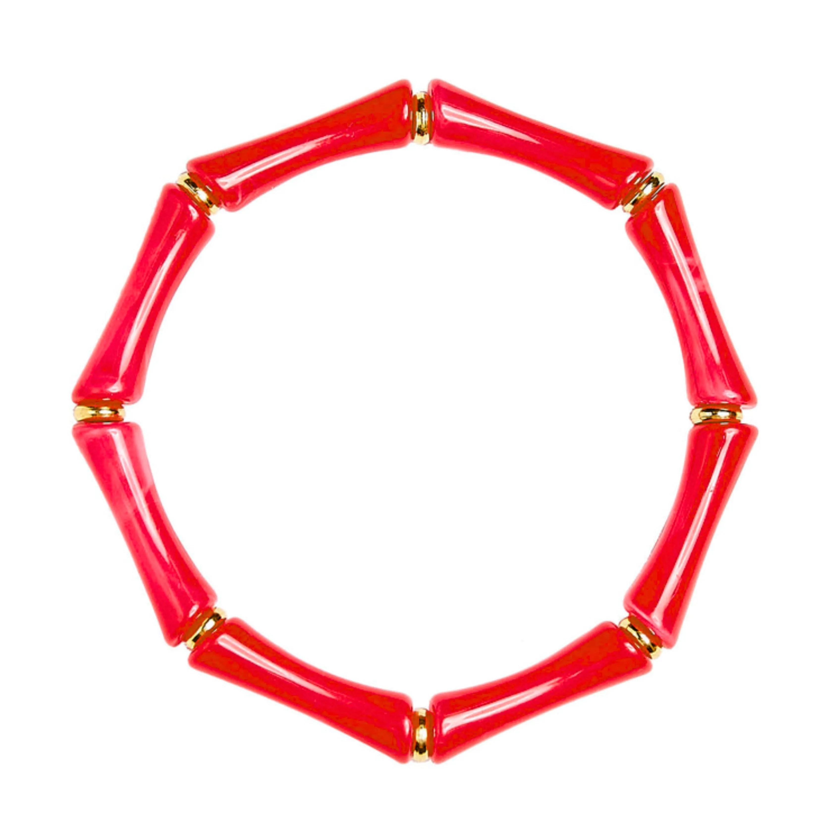 Lucy Acrylic Bamboo Bracelet