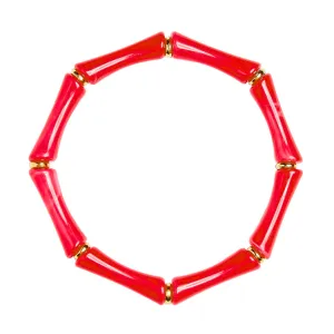 Lucy Acrylic Bamboo Bracelet