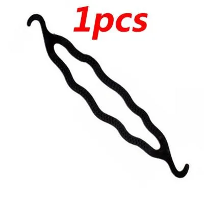 Magic Hair Styling Accessories Hairpin DIY Hair Braiding Braider Tool Twist Bun Barrette Elastic Hair Clips for Women Headband