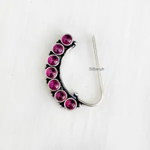 Maharashtrian Garnet Silver Nath