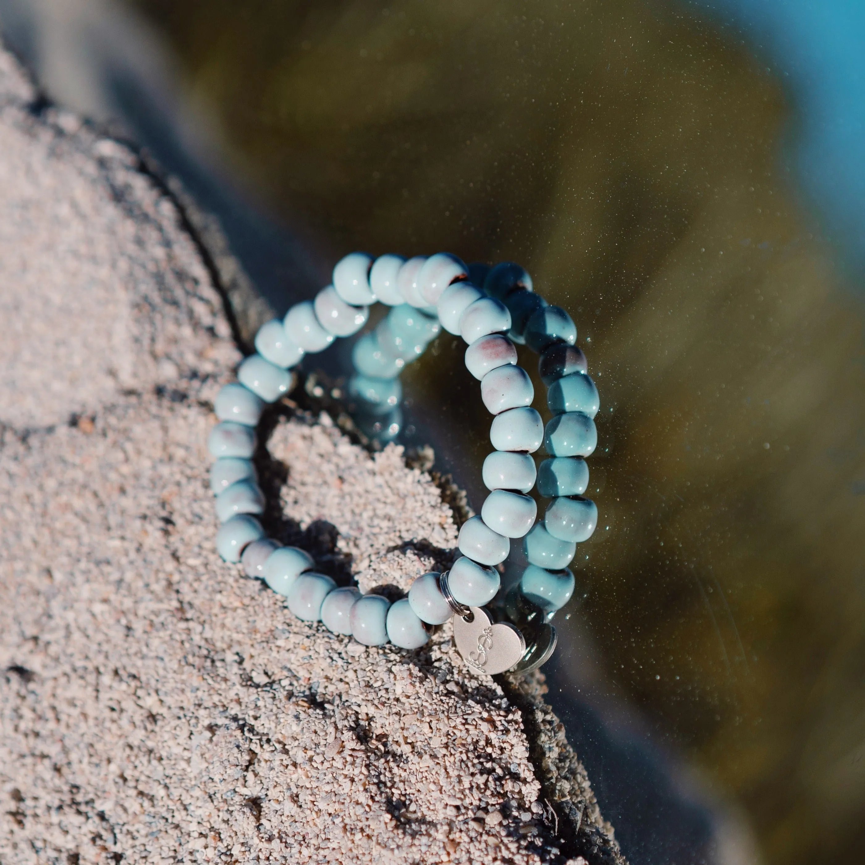 My Blue Heaven Glazed Mission Bracelet