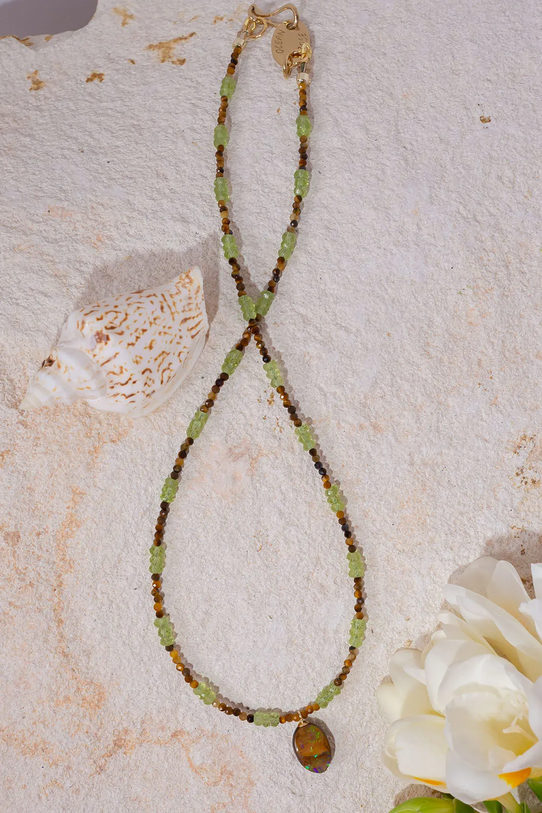 Necklace Gemstone Rainforest Sunlight