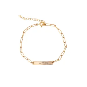 Paperclip ID Bracelet