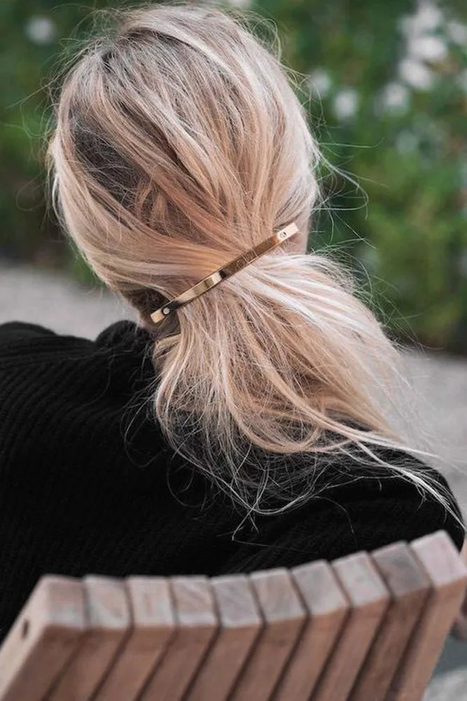 Pink Gold XS Barrette 21