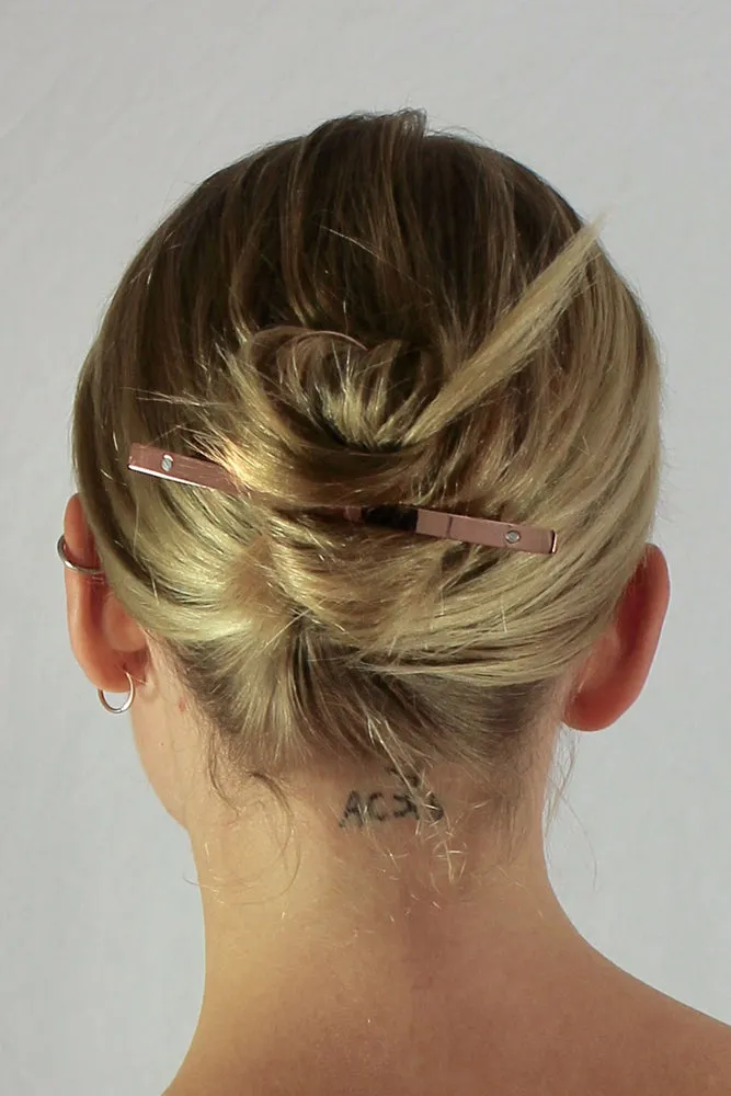 Pink Gold XS Barrette 21