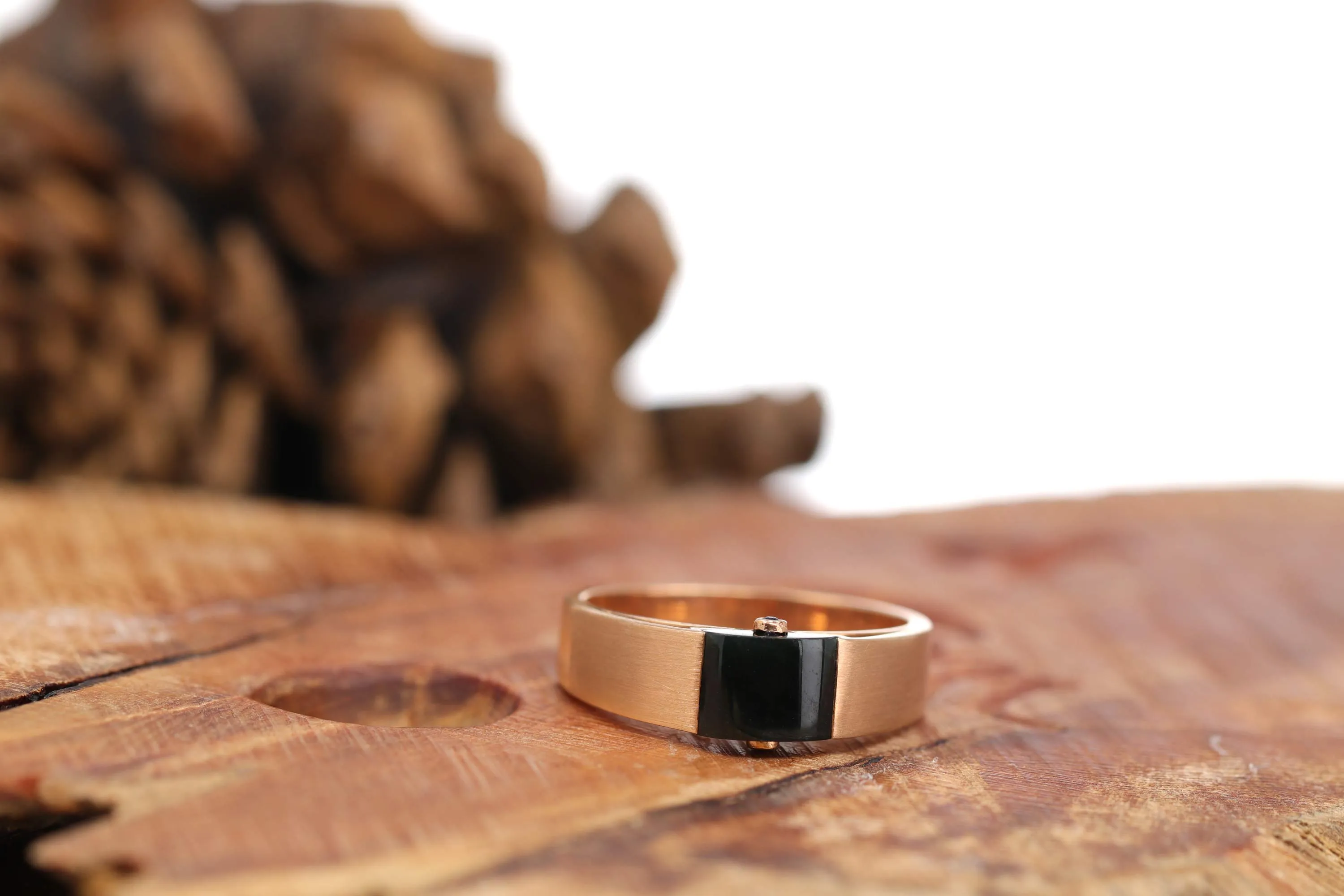 RealJade® Genuine Burmese Black Jadeite Jade Ring