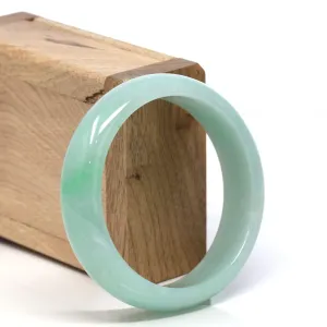 RealJade® "Classic Bangle" Genuine Burmese High Quality Jadeite Jade Bangle Bracelet ( 57.10    )#128