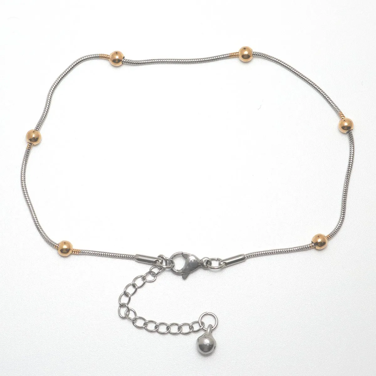 Round Charm Anklet Bracelet For Women Jewelry Barefoot Chain