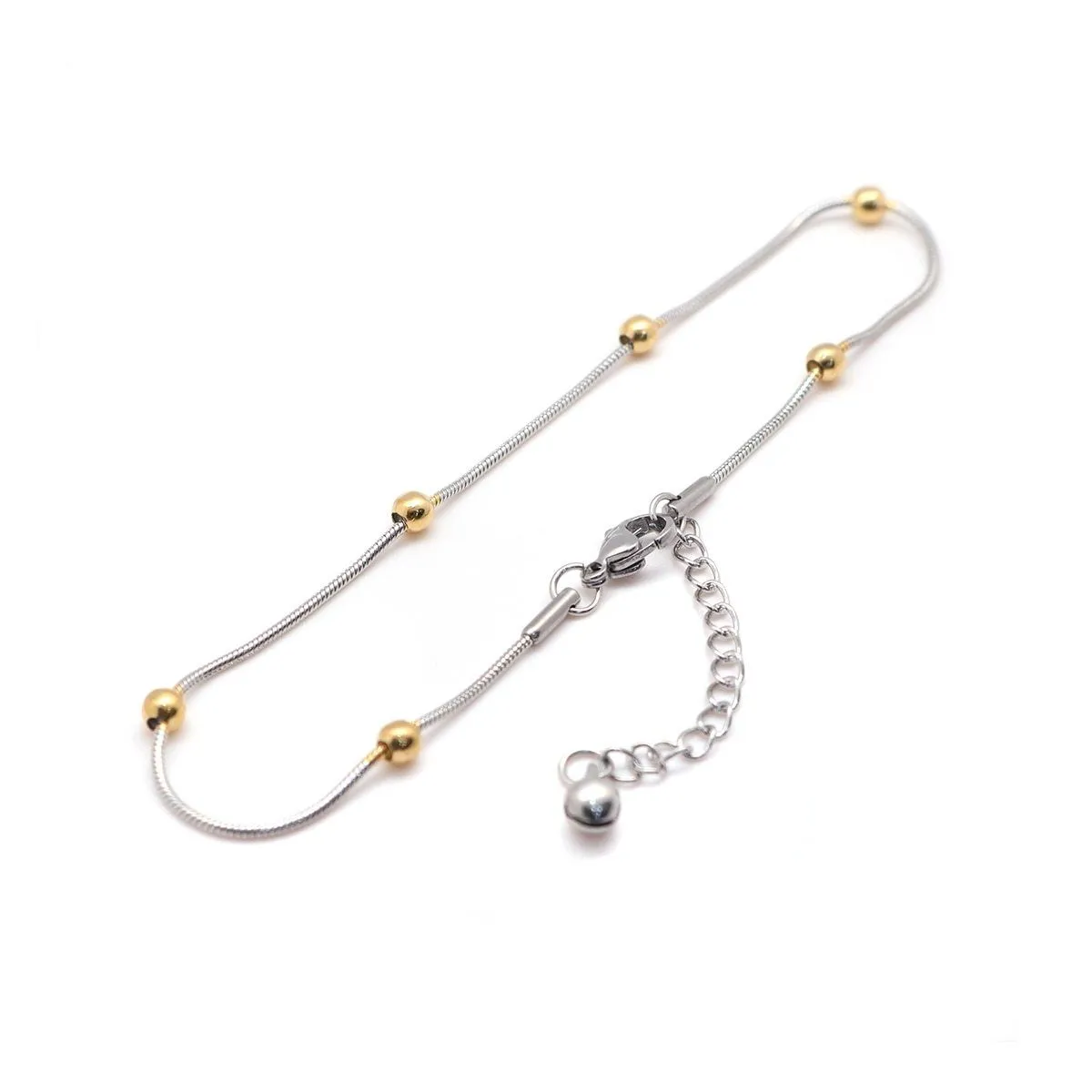 Round Charm Anklet Bracelet For Women Jewelry Barefoot Chain