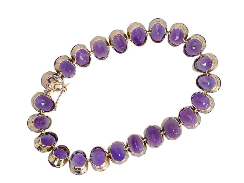 Royal Purple Amethyst Bracelet