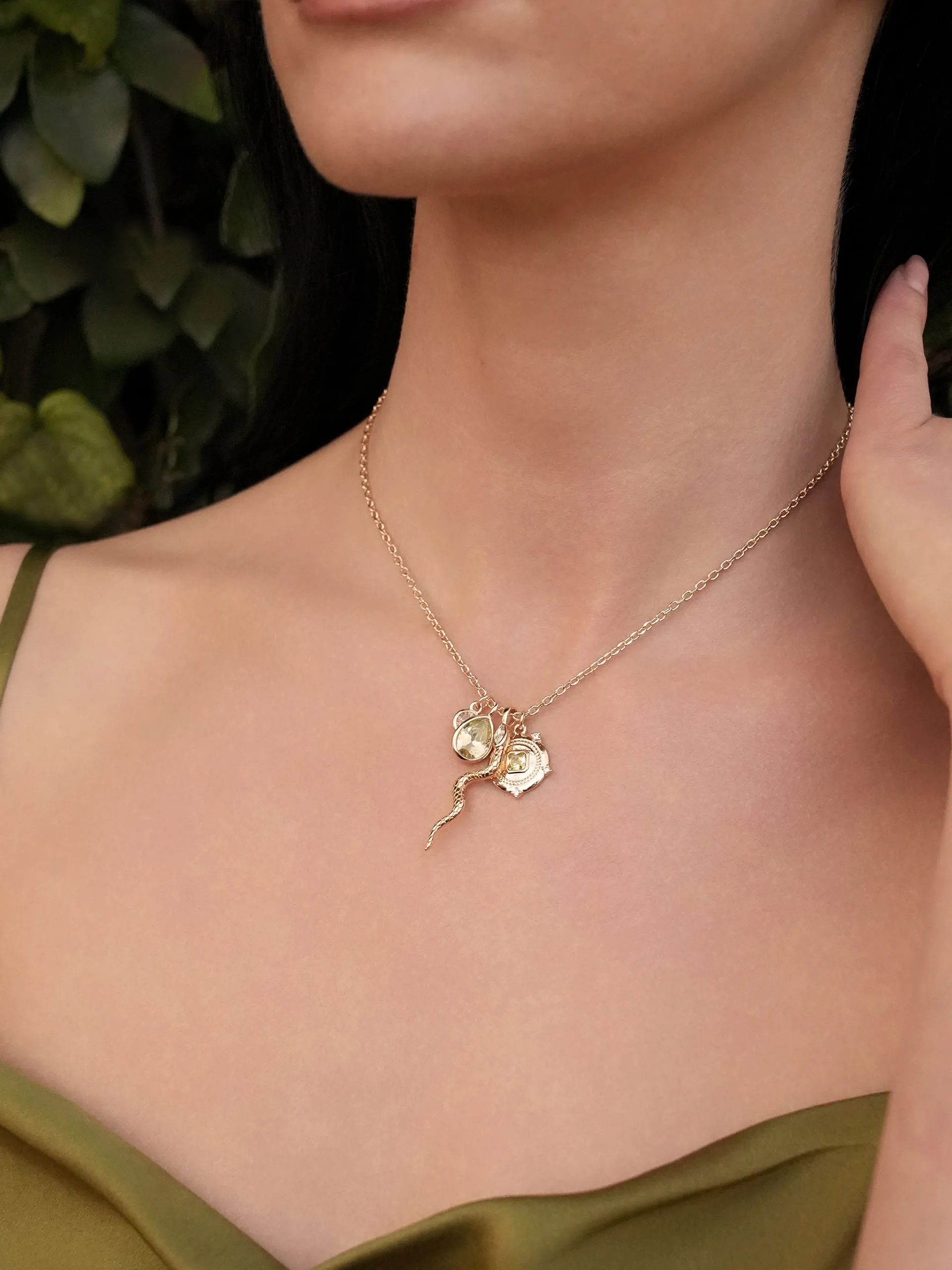 Serpentina Charm Necklace
