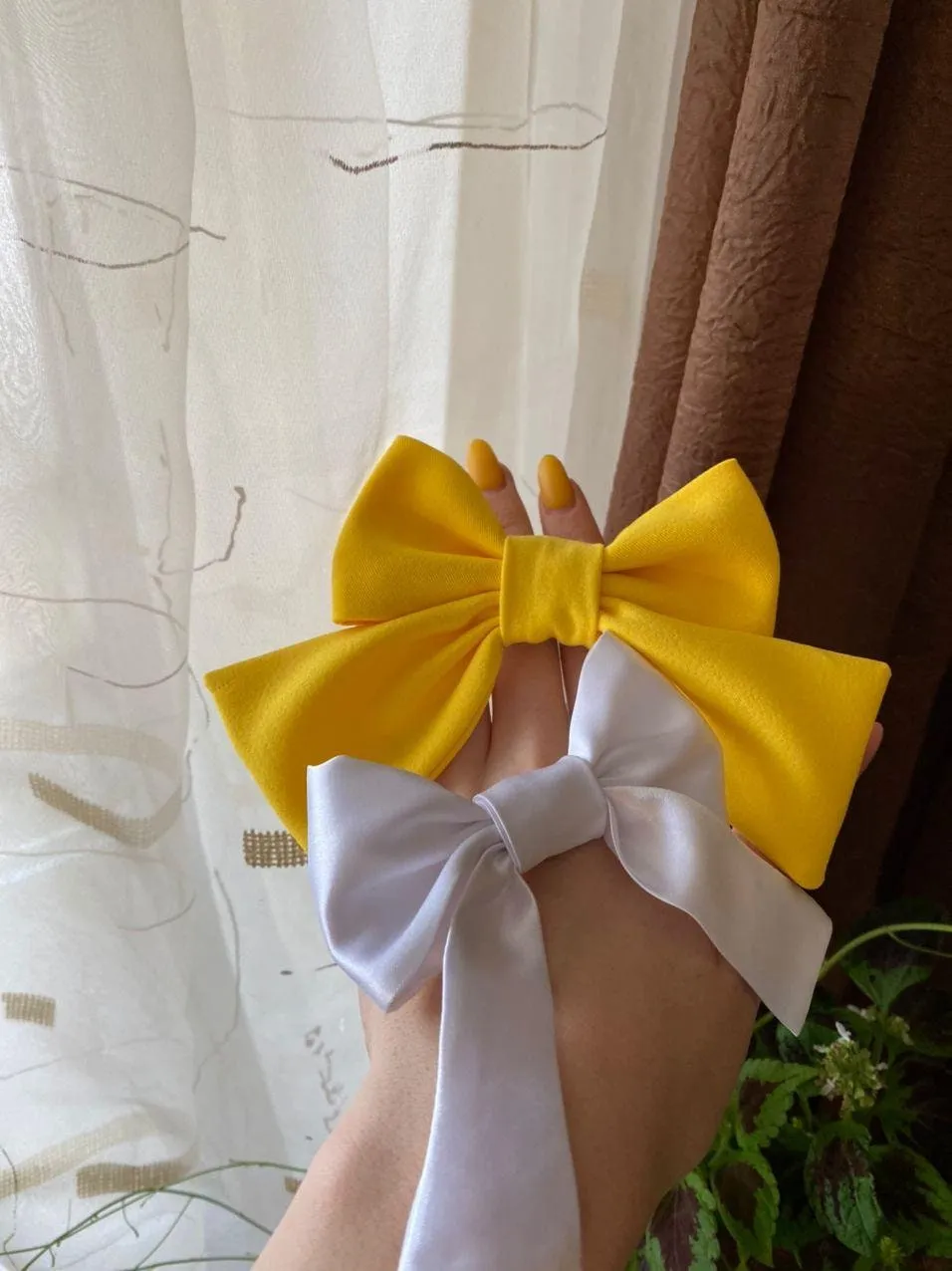 Set of Rainbow Hair Bows Barrette for Girls