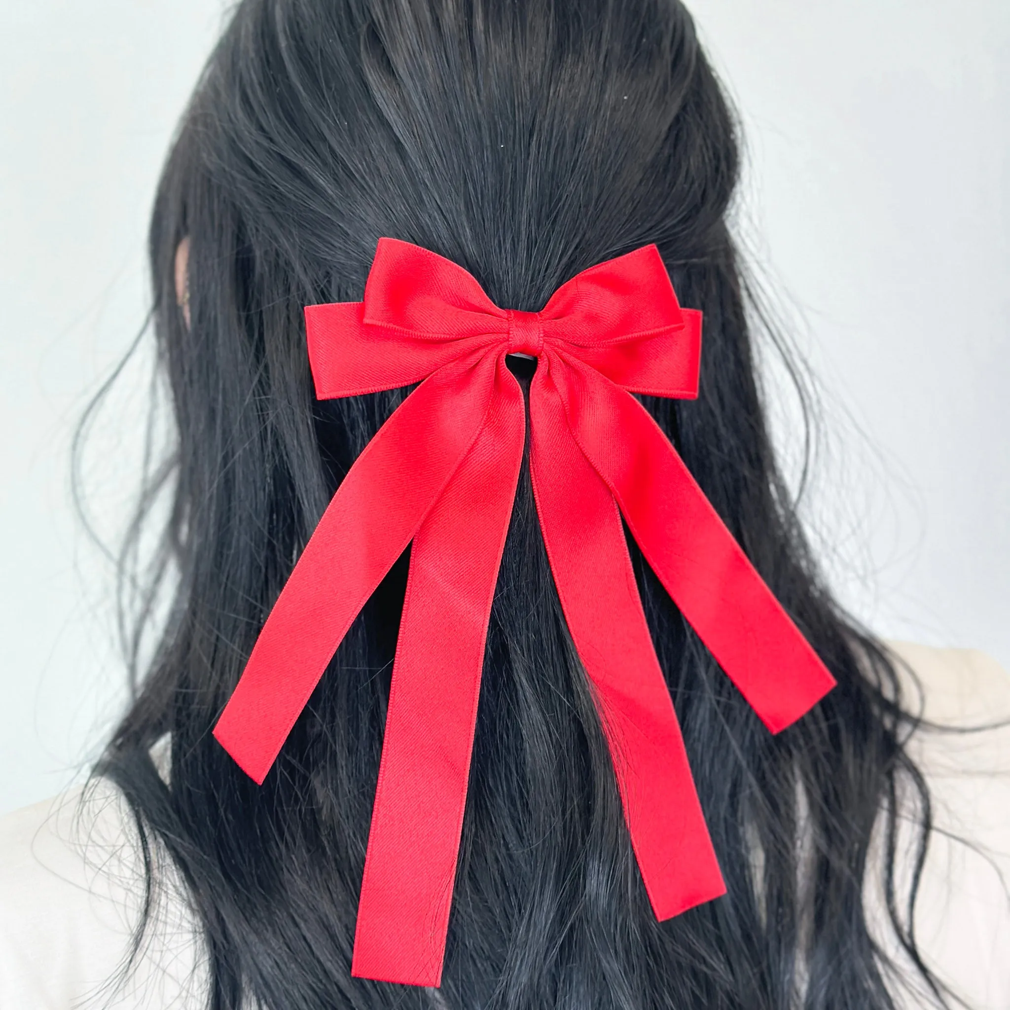 Shiny Bow Barrette