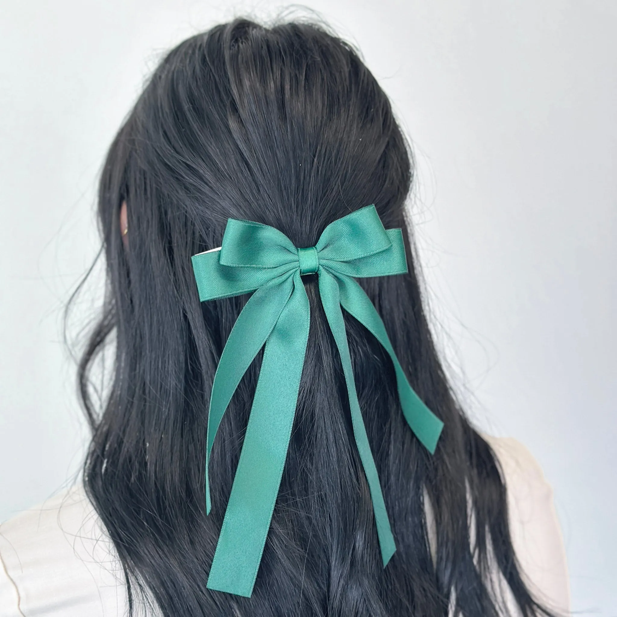 Shiny Bow Barrette