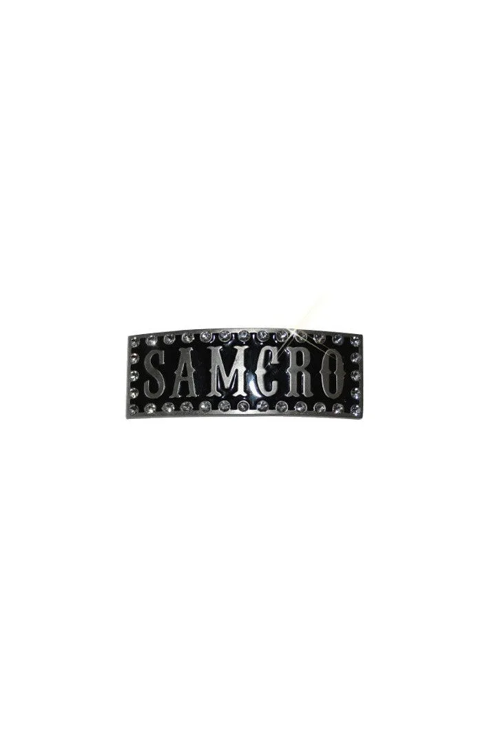 SOA SAMCRO with Bling Frame Barrette