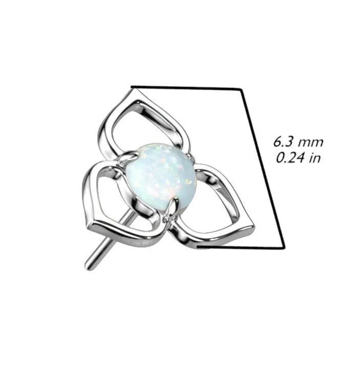 Solid Gold Hollow Flower Top