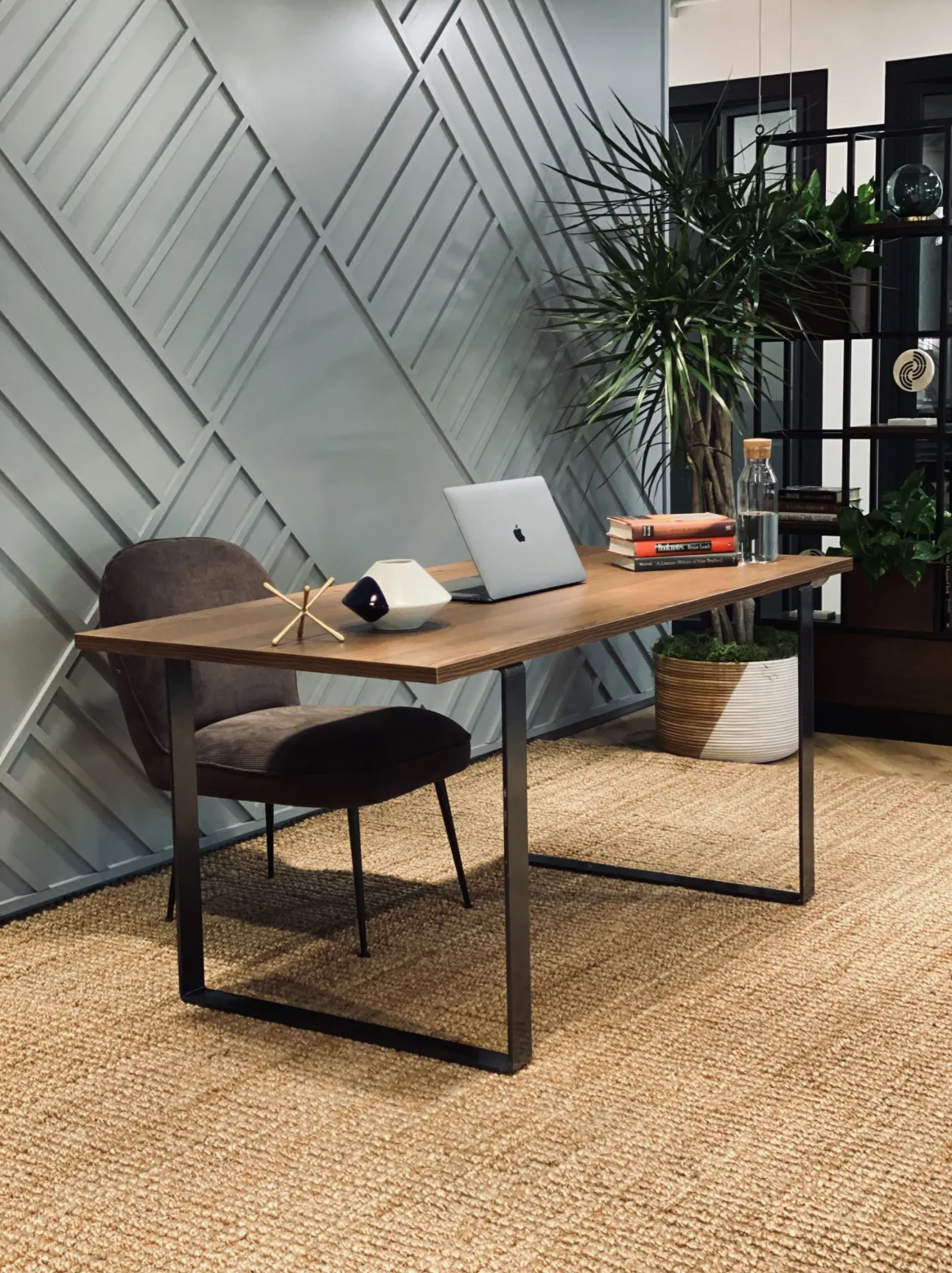 Square Metal Table & Bench Leg: U-Shape - (Standard 0.25" Thick)